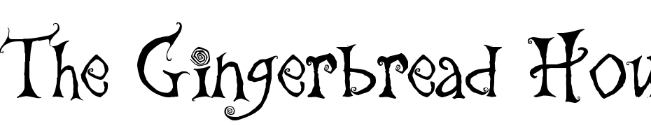 The Gingerbread House Font Download Free